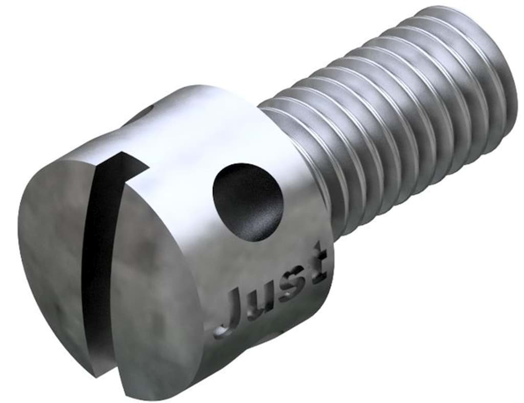 Bild von DIN 404 ➤ Kreuzlochschrauben mit Schlitz (Stahl verzinkt)