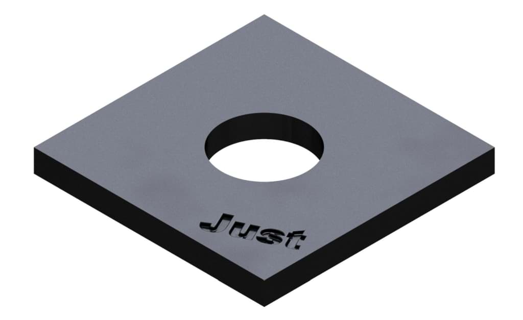 Bild von DIN 436 Stahl 11 (blank) Scheiben, 4-kt - Pkg. (100)
