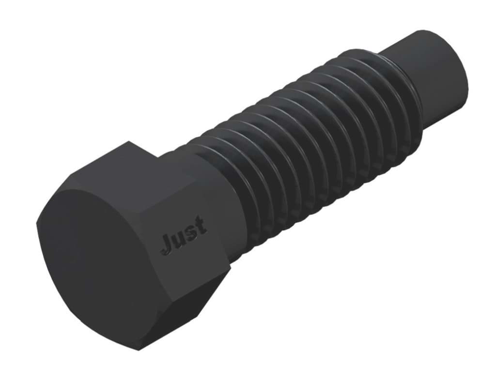 Bild von DIN 561 22H / 8.8 AM 6x12 (blank) 6-kt Schraube mit Zapfen - Pkg. (100)