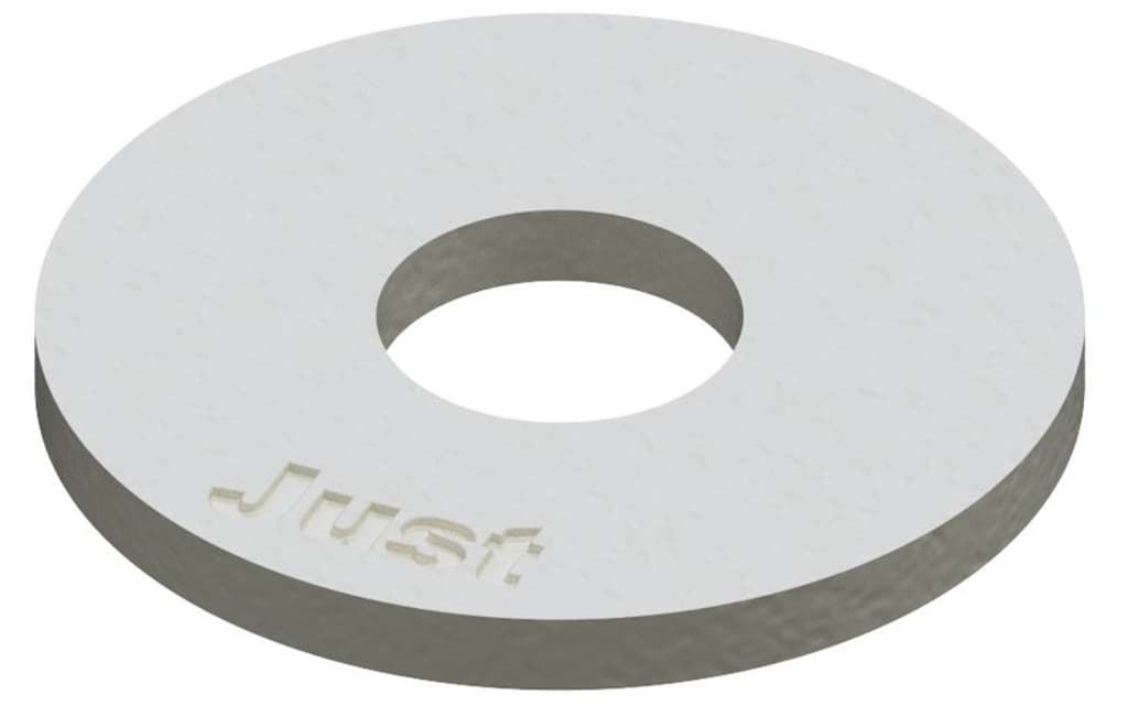 Bild von DIN 9021 Kunststoff 3,2 (Kst.) Scheiben mit großem Adm. ca. 3 d - Pkg. (200)