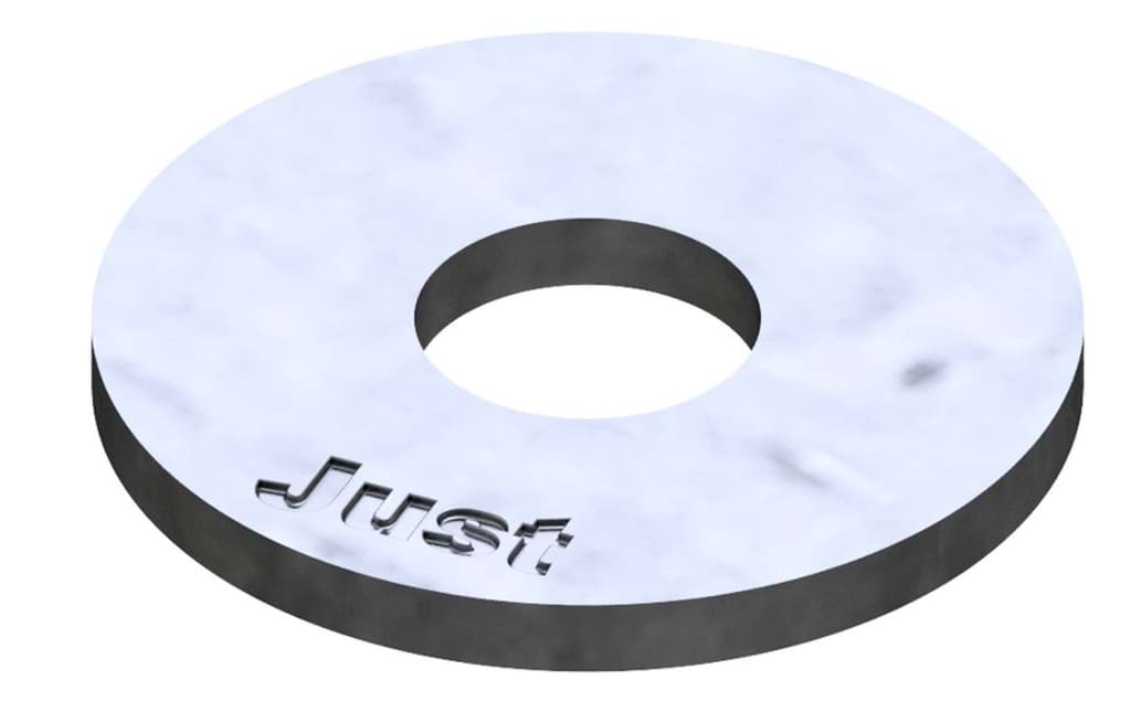 Bild von DIN 9021 Stahl 3,2 (galv. verzinkt) Scheiben mit großem Adm. ca. 3 d - Pkg. (10000)
