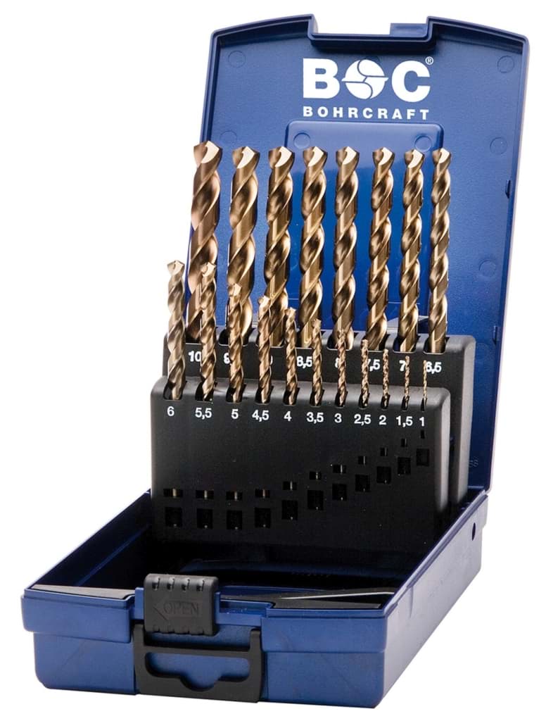 Bild für Kategorie Metallbohrer-Profi-Co5-Edelstahl-Bohrer-Sortiment