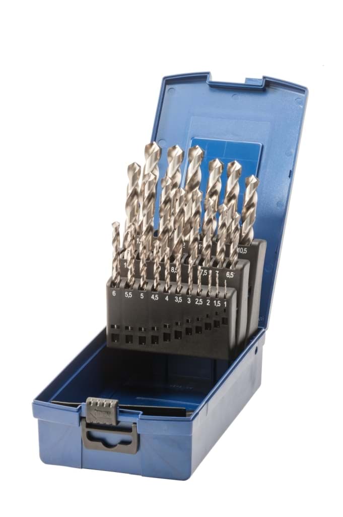 Bild von Bohrcraft - (Metallbohrer) HSS-G DIN 338 PROFI-PLUS in ABS-Box 25-tlg. 1,0 - 13,0 x 0,5 mm stg.