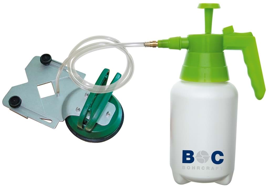 Bild von Zentrierhilfe 8 - 85 mm + Druckwasserbehälter für Diamant-Fliesenbohrer, im Karton ZH 885