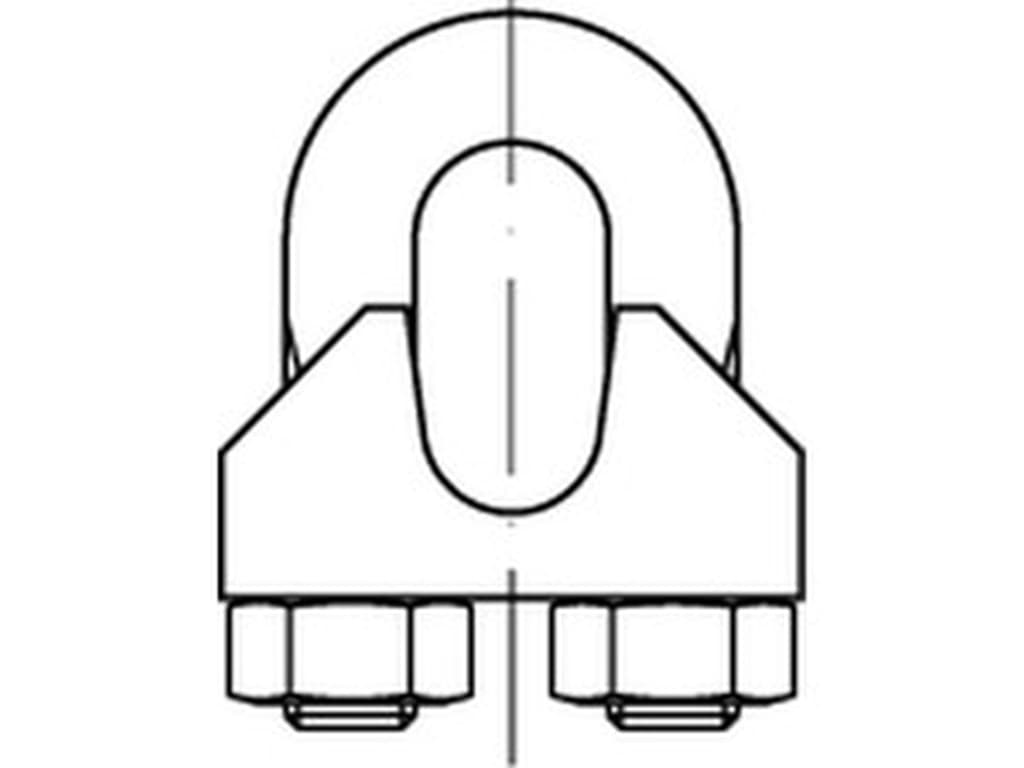Bild für Kategorie DIN 741 ➤ Drahtseilklemmen U-förmig