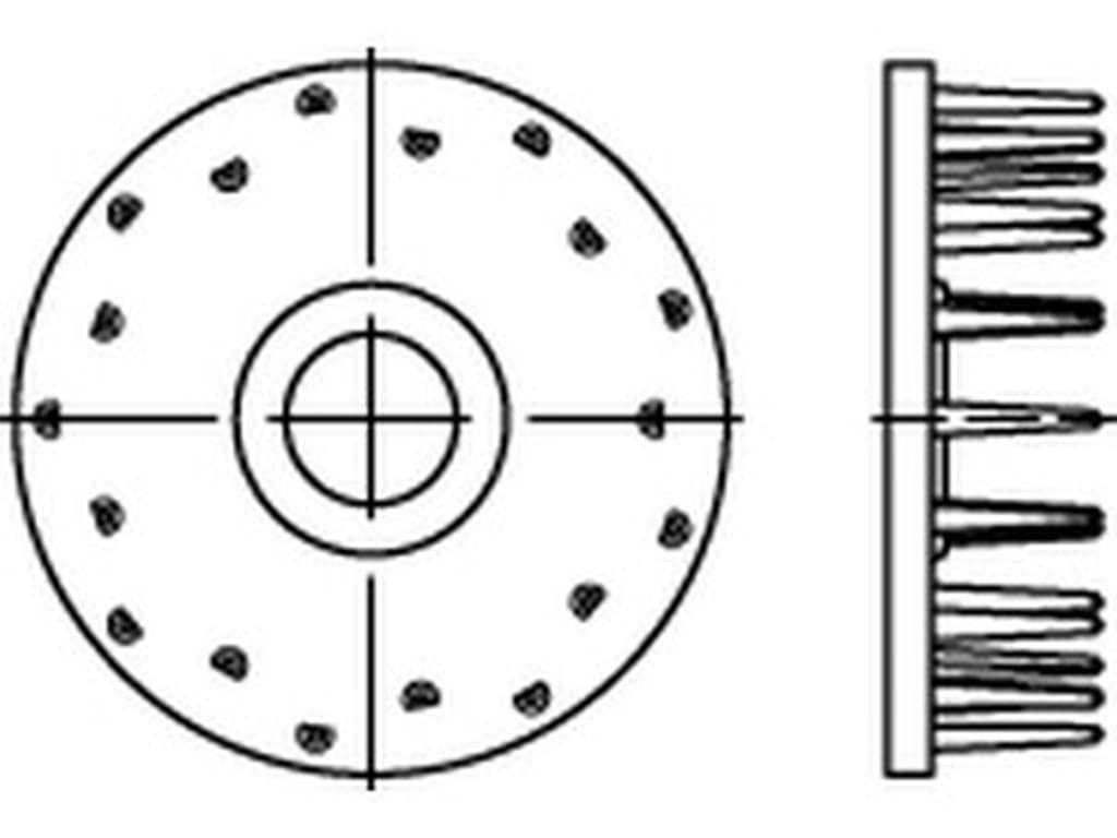 Bild für Kategorie DIN 1052 ➤ Unterlegscheiben für Holzverbinder (Form D - einseitig)