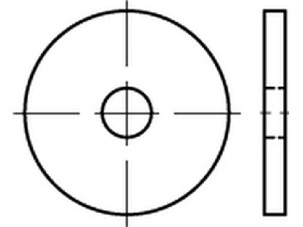 Bild für Kategorie DIN 1052 ➤ Unterlegscheiben für Holzverbinder (Form S - Scheibe)