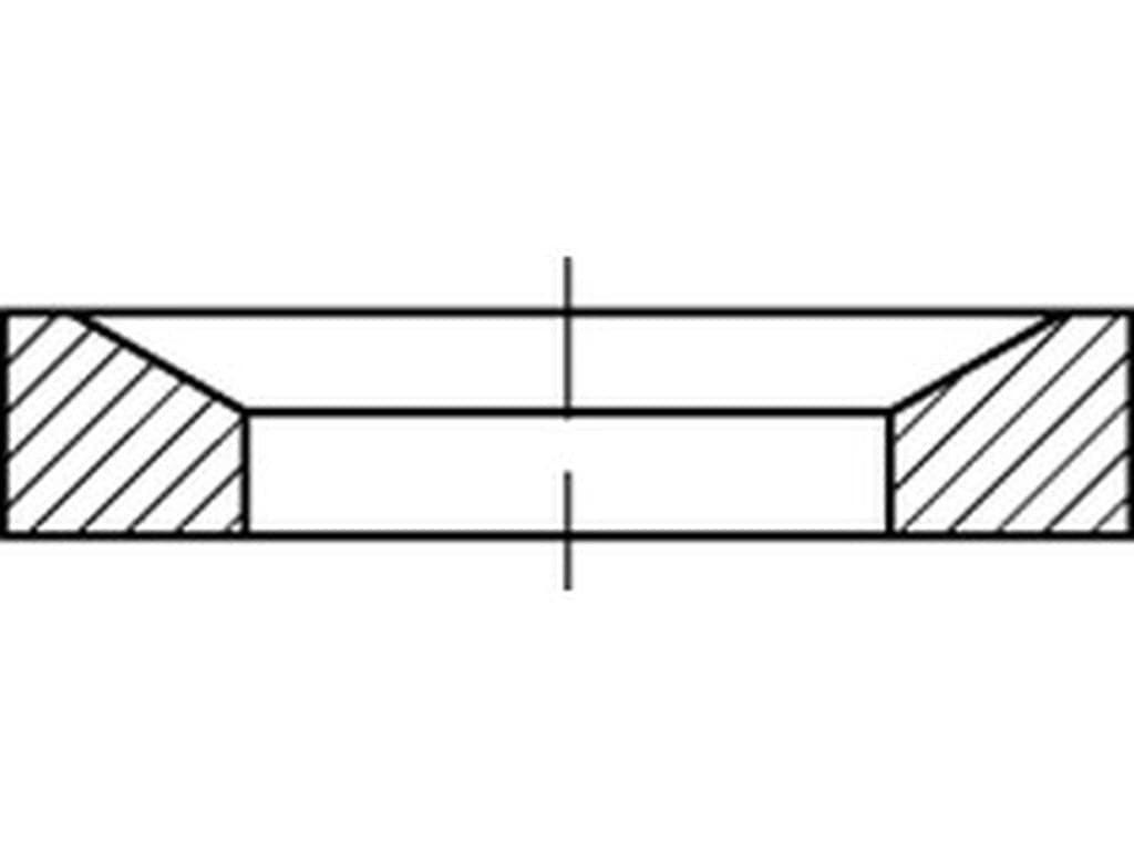Bild von DIN 6319 Stahl 7,1 einsatzgehärtet (blank) Kugelscheiben, Kugelpfannen - Pkg. (50)