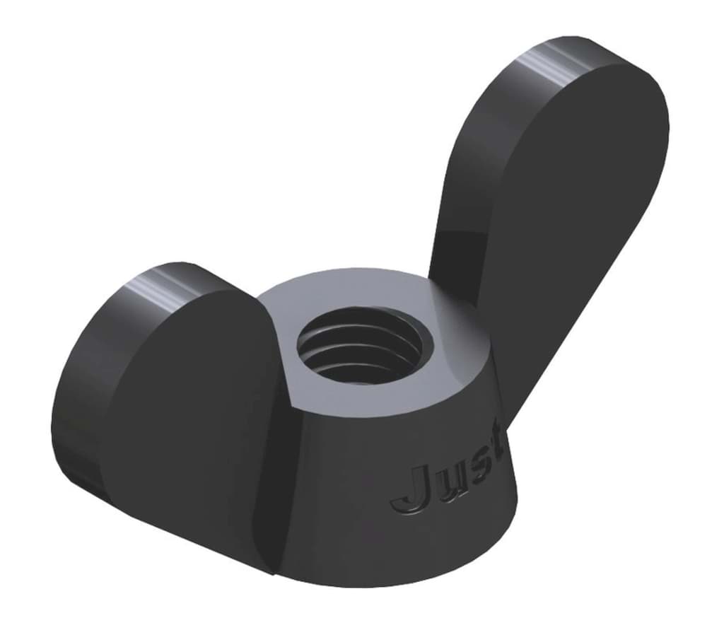 Bild von DIN 315 Temperg. M 4 (blank) Flügelmuttern - Pkg. (100)