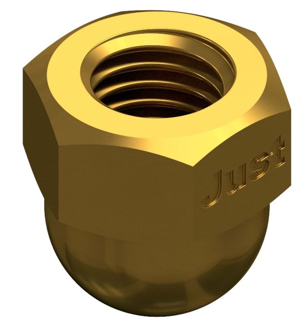Bild von DIN 1587 Messing M 3 (blank) 6-kt -Hutmuttern, hohe Form - Pkg. (1000)