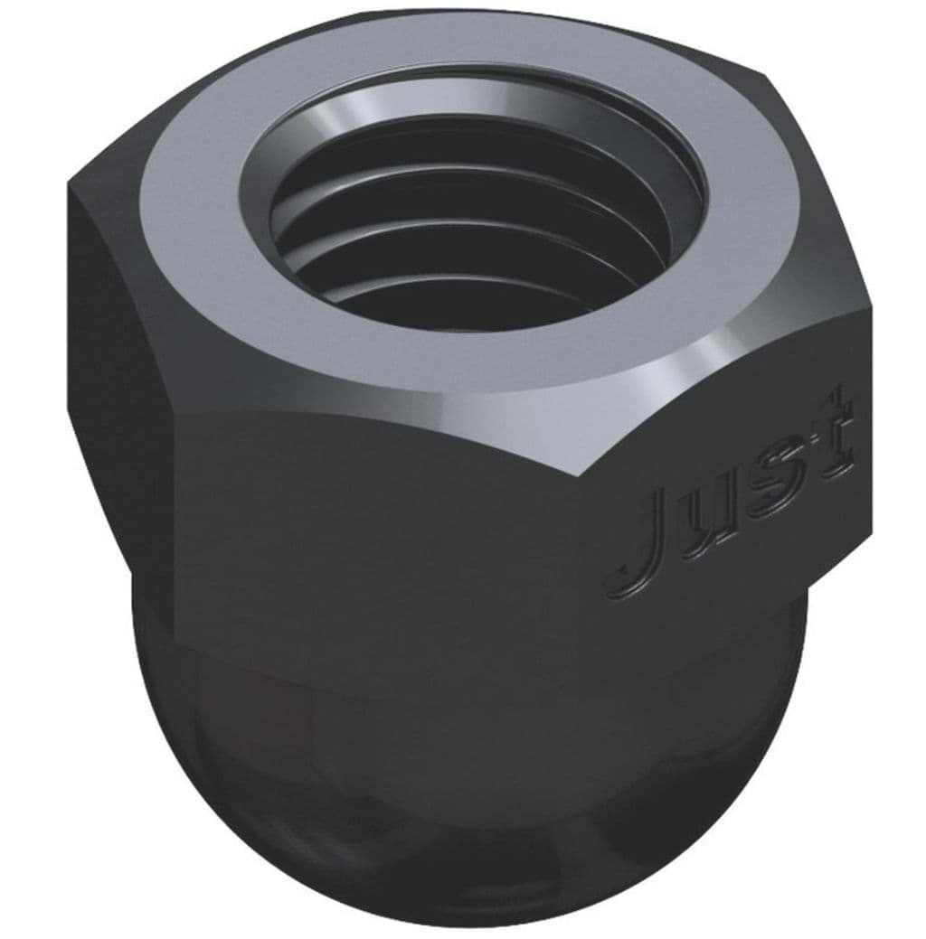 Bild von DIN 1587 6 M 8x1 (blank) 6-kt -Hutmuttern, hohe Form - Pkg. (100)