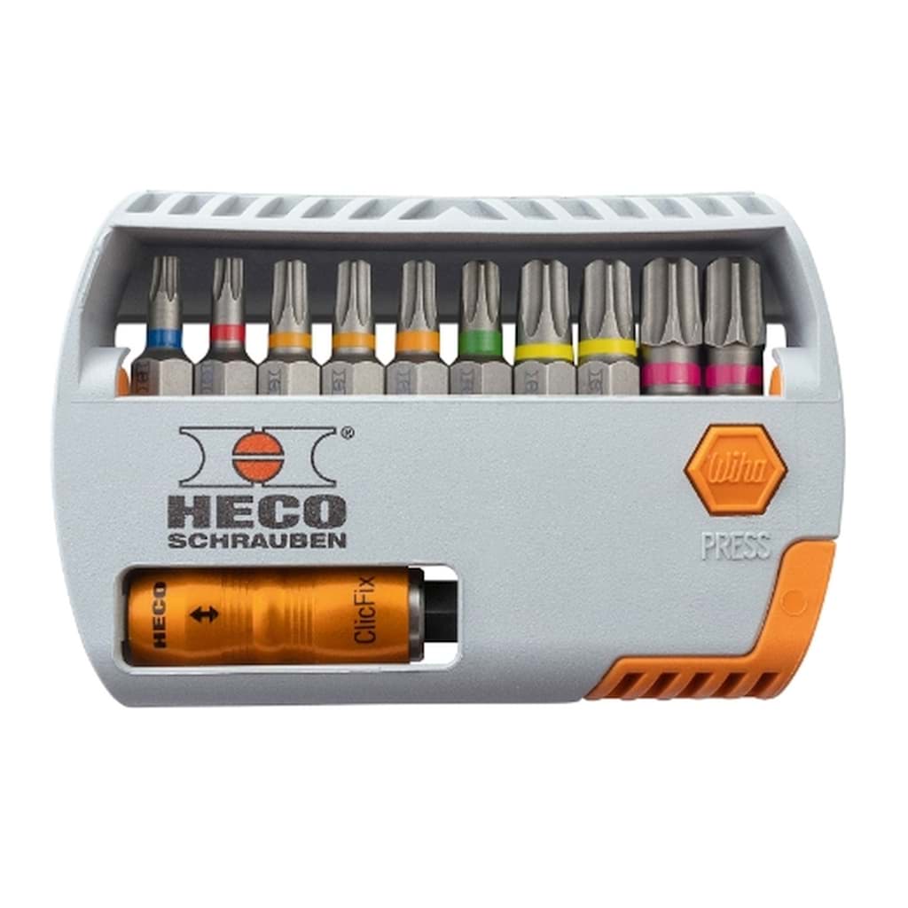 Bild von HECO® BITS, HECO-Bitbox-Selector, HECO-Drive, mit Farbkodierung 11-tlg.