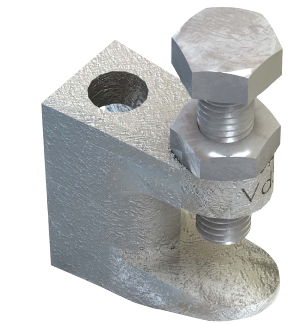 Bild für Kategorie Flanschklemme Typ FL (Typ D - Durchgangsloch)