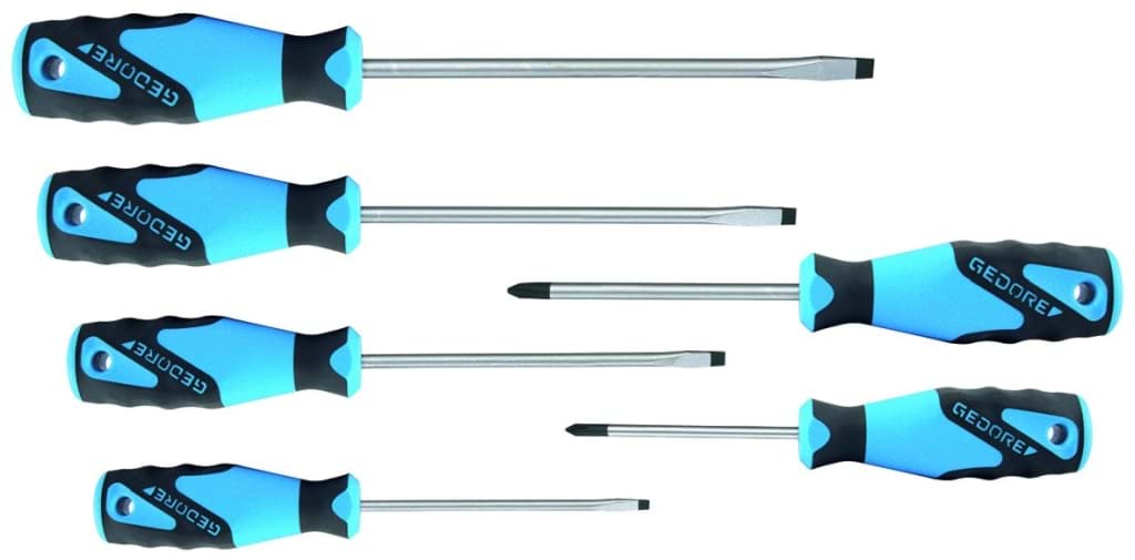 Bild von Gedore - 3K-Schraubendreher-Satz 6-tlg IS 4-8 PH 1-2