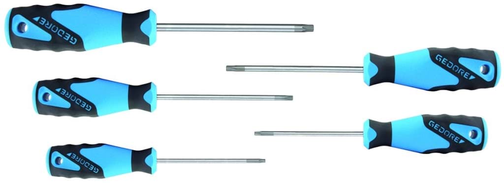 Bild von Gedore - 3K-Schraubendreher-Satz 5-tlg TORX Stift T10-T30