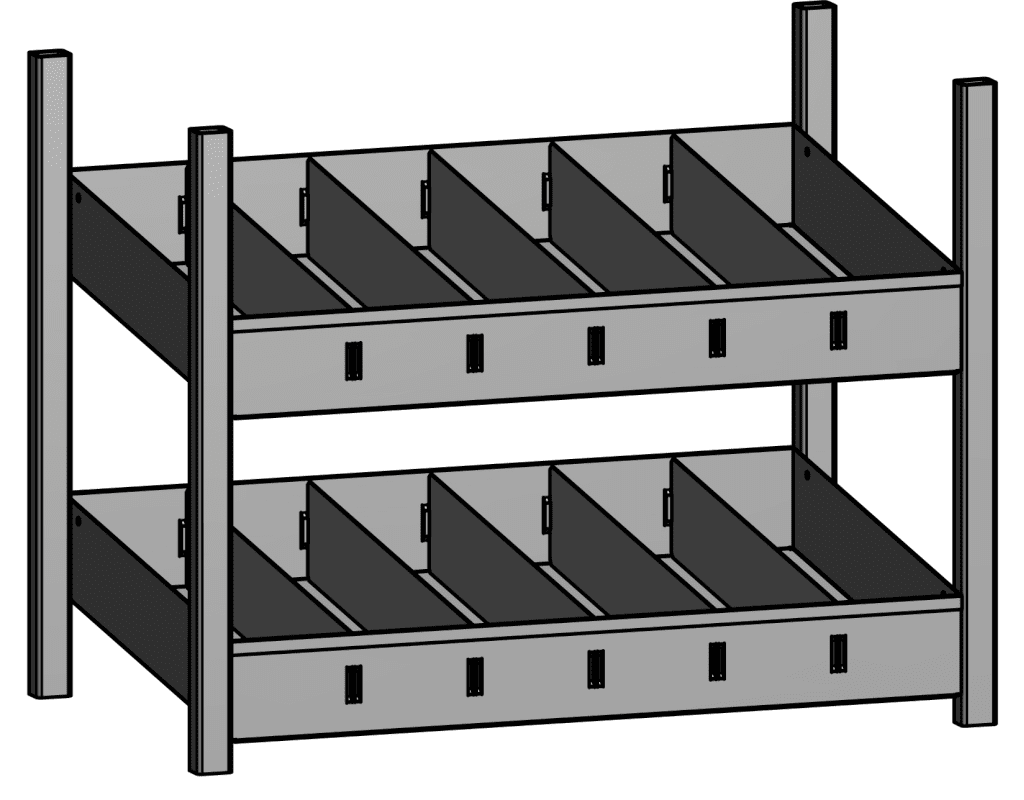 Bild von JURA-MODUL - Mittelteil - Schüttenmodul variabel, schräg