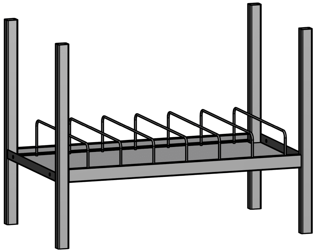 Bild von JURA-MODUL - Mittelteil - Dosenmodul mit einem Fachboden variabel