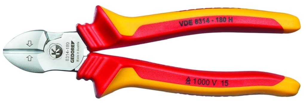 Bild von Gedore - VDE-Kraft-Seitenschneider mit Hüllenisolierung 180 mm
