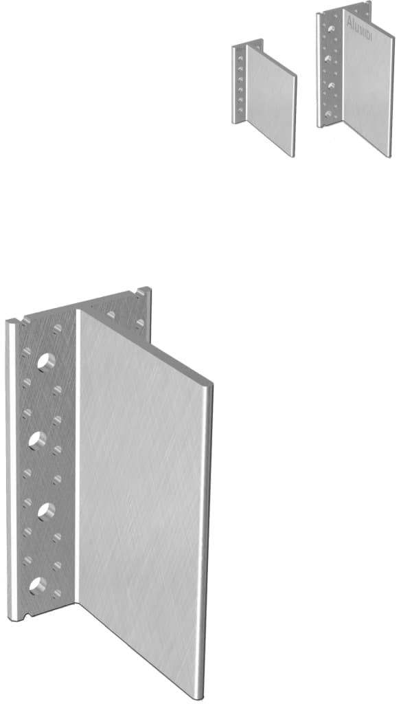 Bild von GH-Balkenträger Typ ALU 160x109,4x6,0mm