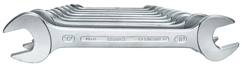 Bild von Gedore - Doppelmaulschlüssel-Satz 10-tlg 6-32 mm