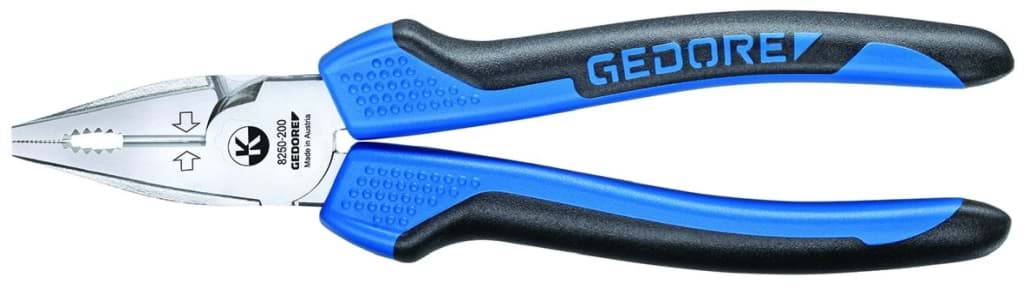 Bild für Kategorie Gedore - Kraft-Kombinationszange 200 mm 2K-Griff (VPE=1 Stück)