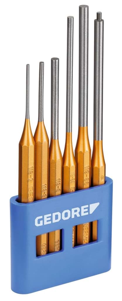 Bild von Gedore - Splinttreiber-Satz, lange Form, 6-teilig im PVC-Halter