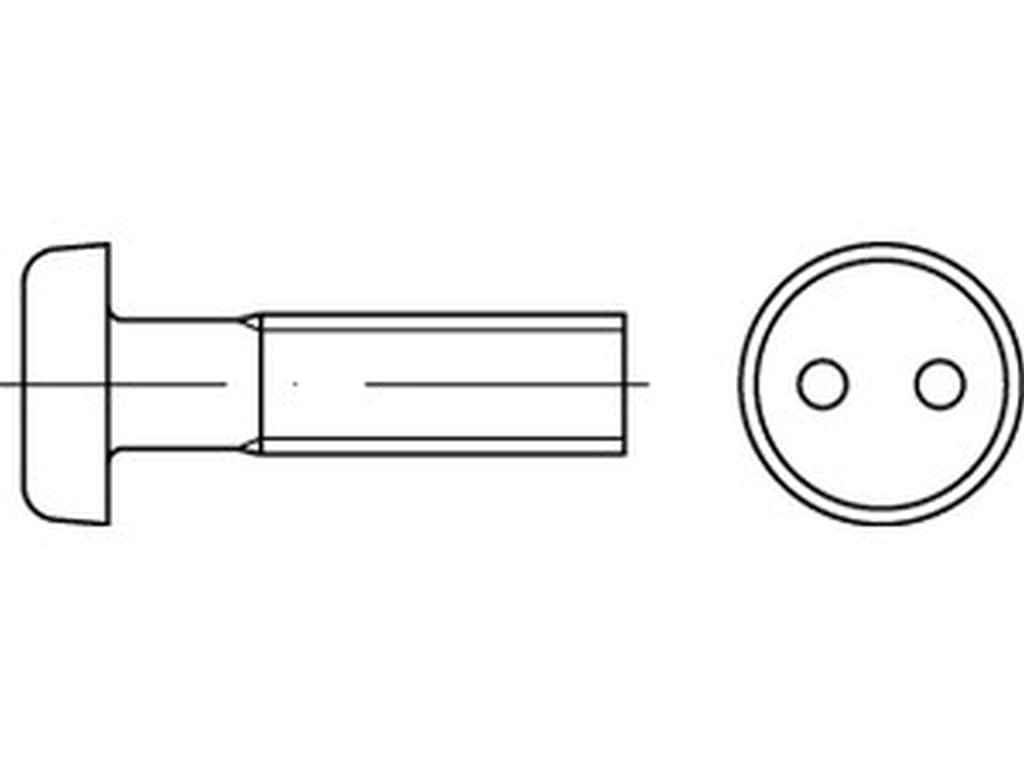 Bild von ART 88111 Sicherh.Schr.(D 85) A2 M 4 x20 LIKO, mit. Zweiloch A 2 VE=S