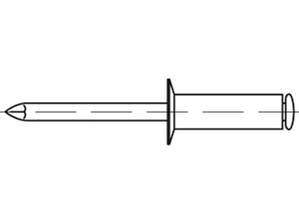 Bild von (88412) - Blindniete SEKO - 5 x 30 - Alu/Stahl - VE=100