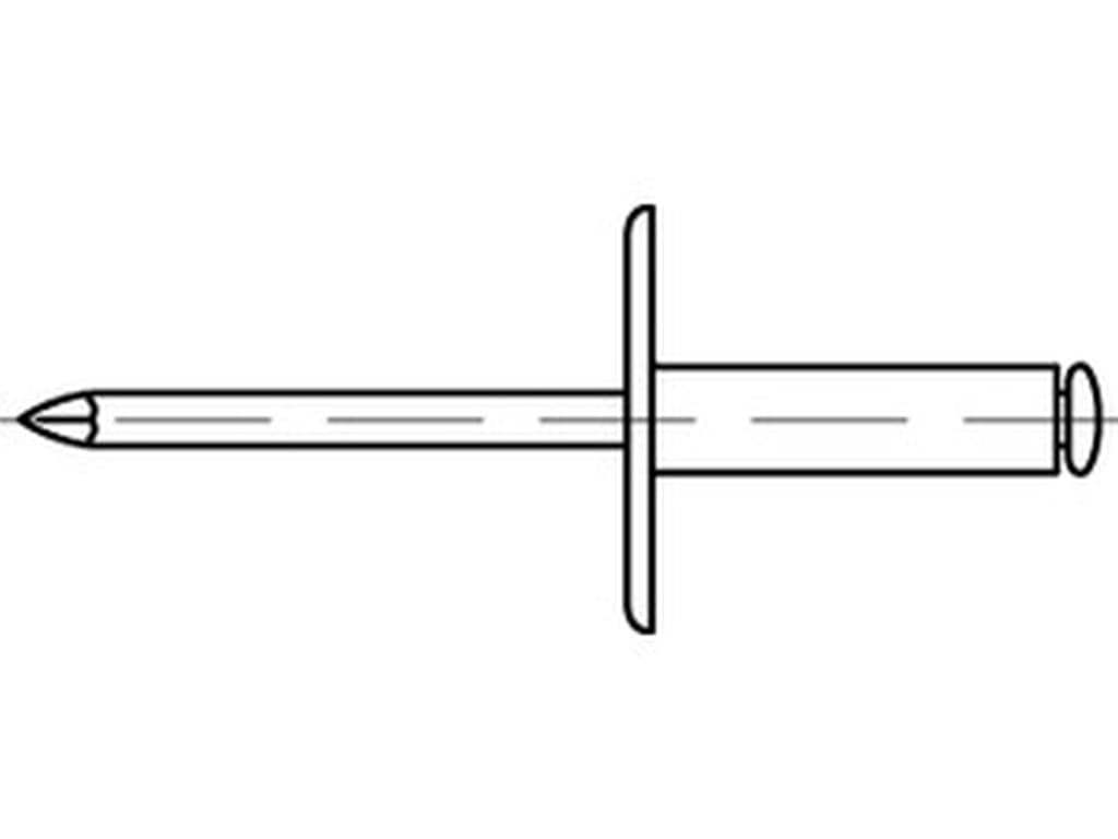 Bild für Kategorie Blindnieten (großer Flachkopf) 