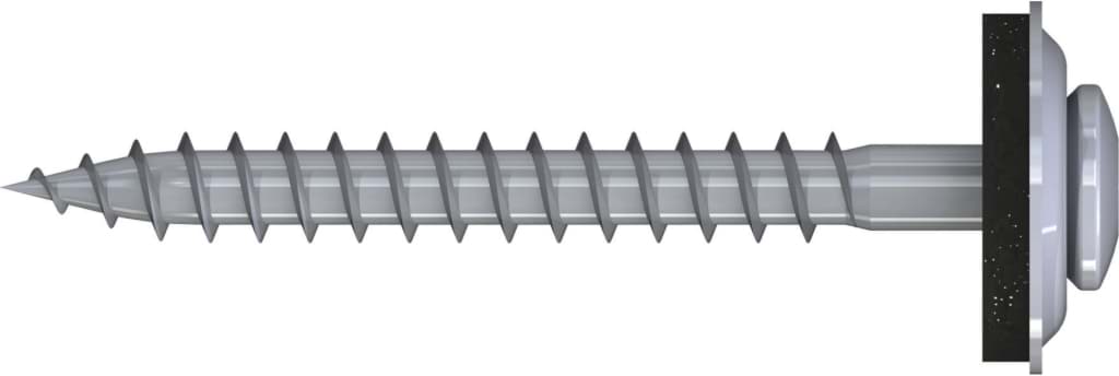 Bild von Spenglerschrauben Linsensenkkopf (4,5x55) TX20 (15 mm Dichtscheibe) Edelstahl A2, gebeizt, passiviert, VE 100