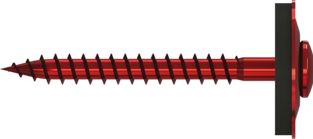 Bild von Spenglerschrauben Linsensenkkopf (4,5x35) TX20 (20mm Dichtscheibe) Edelstahl A2, verkupfert, verpackt a 100
