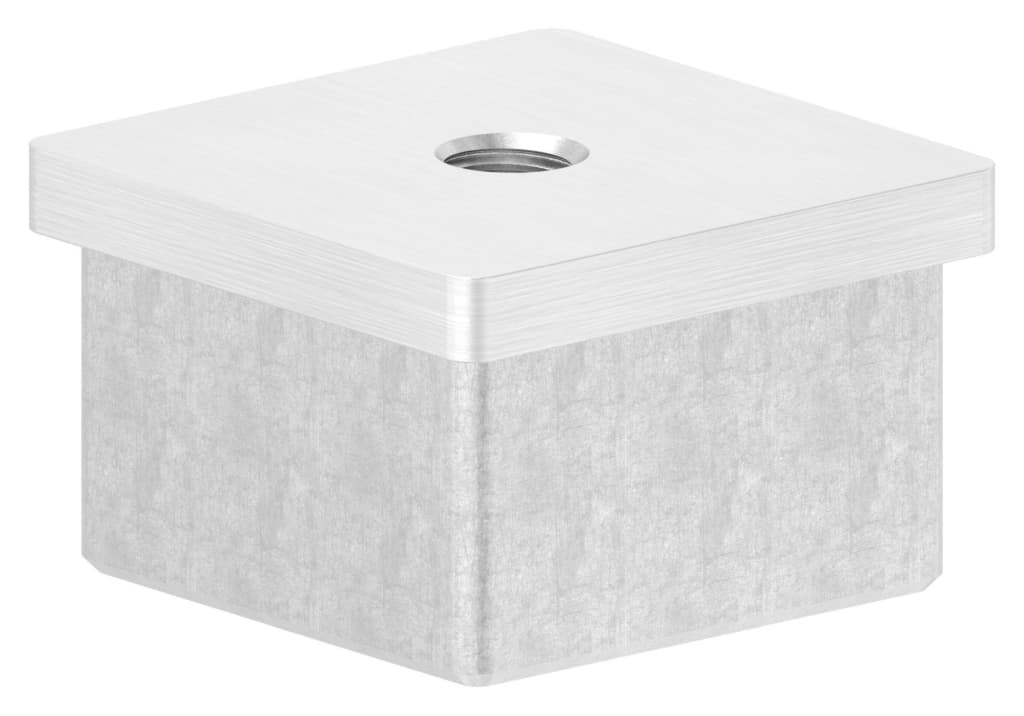 Bild von Einsteckkappe, für Quadratrohr 40x40x2,0mm, mit Gewinde M8, V2A