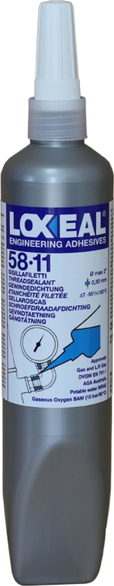 Bild von WEKEM-Loxeal Rohrgewindedichtung (250 ml Gebinde) - 58-11 - 250 ml