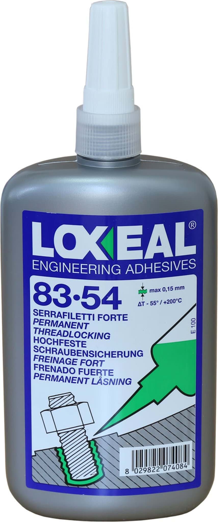 Bild von WEKEM-Loxeal Schraubensicherung (250 ml Gebinde) - 83-54 - 250 ml