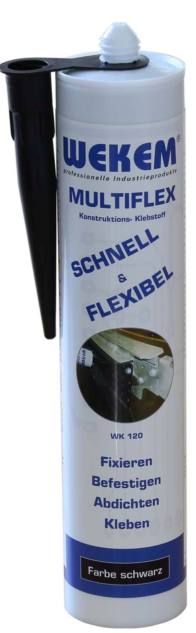 Bild von WEKEM-Multiflex -klebt und dichtet- (schwarz) - 310ml (WK 120-300)