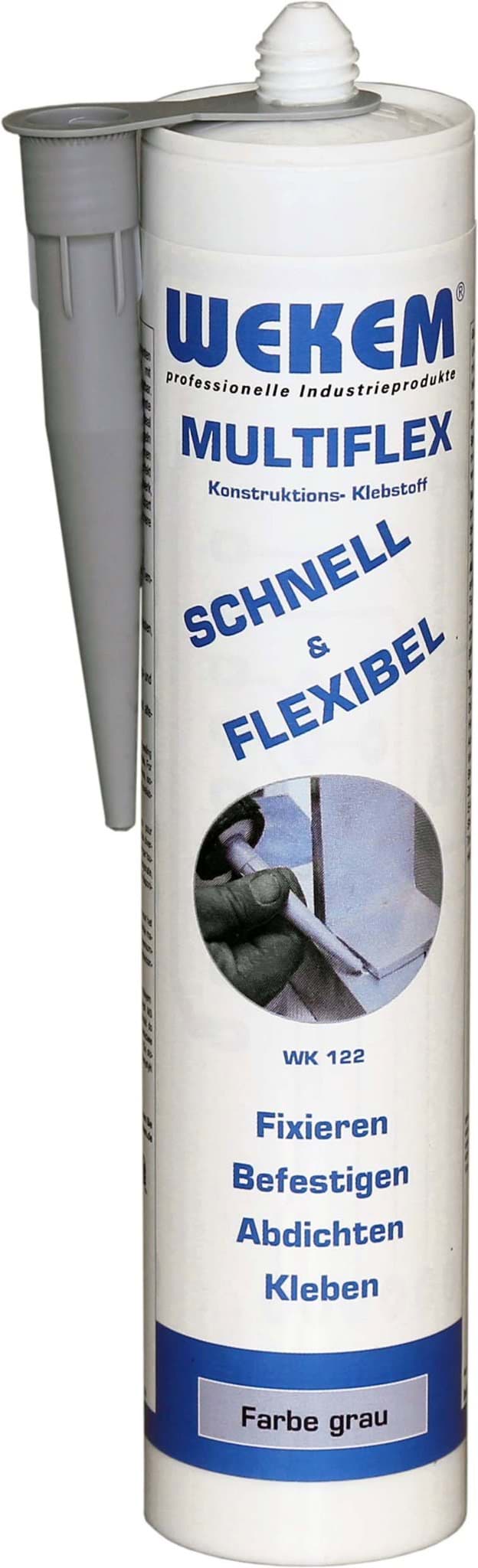 Bild von WEKEM-Multiflex -klebt und dichtet- (grau) - 310ml (WK 122-300)