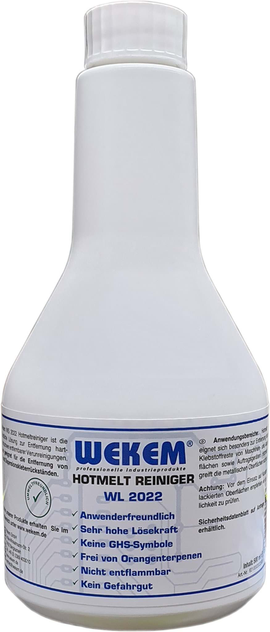 Bild von WEKEM-Hotmelt Reiniger (Klebstoffreiniger) - 500 ml (WL 2022-500)