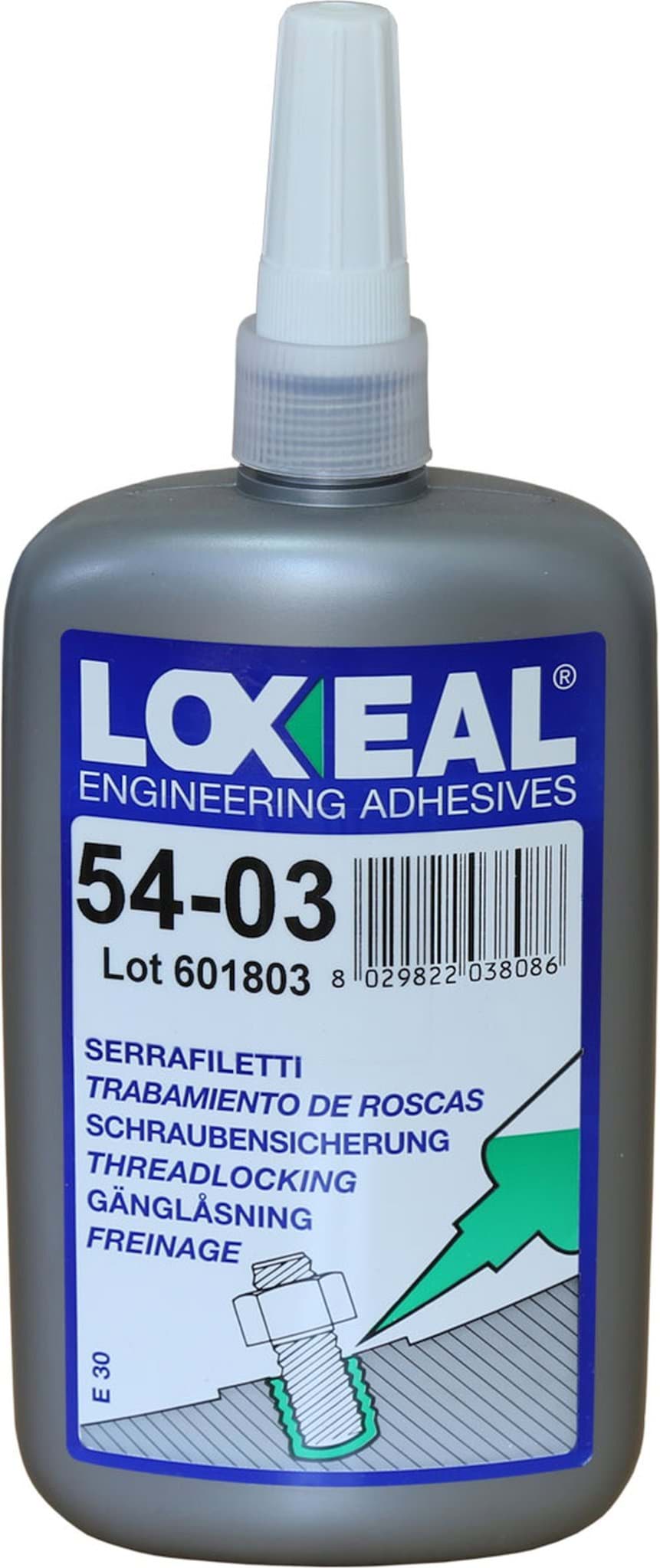 Bild von WEKEM-Loxeal Schraubensicherung (250 ml Gebinde) - 54-03 - 250 ml