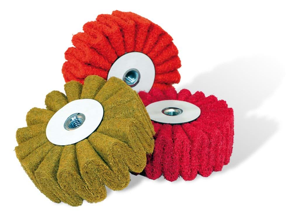 Bild von Faltringe GB 521 - 125 x 50 x M14 Gewinde, Orange/Korn 80