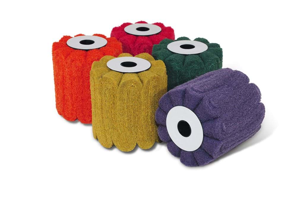 Bild von Faltwalzen GB 721 - 100 x 100 x 19 mm, Orange(Korn 80)