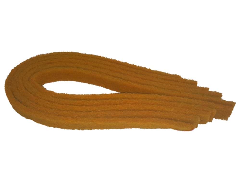 Bild von Vliesstreifen GB 220 VEL (mit Klettverschluss ZB 910 VEL) - 40 x 600 mm, gelb (Korn 180-240)