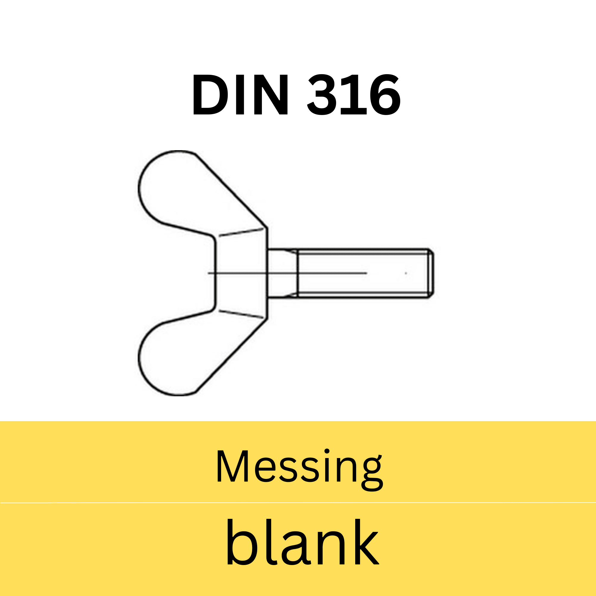 Bild für Kategorie ➤ Kategorie: DIN 316 Messing (blank)
