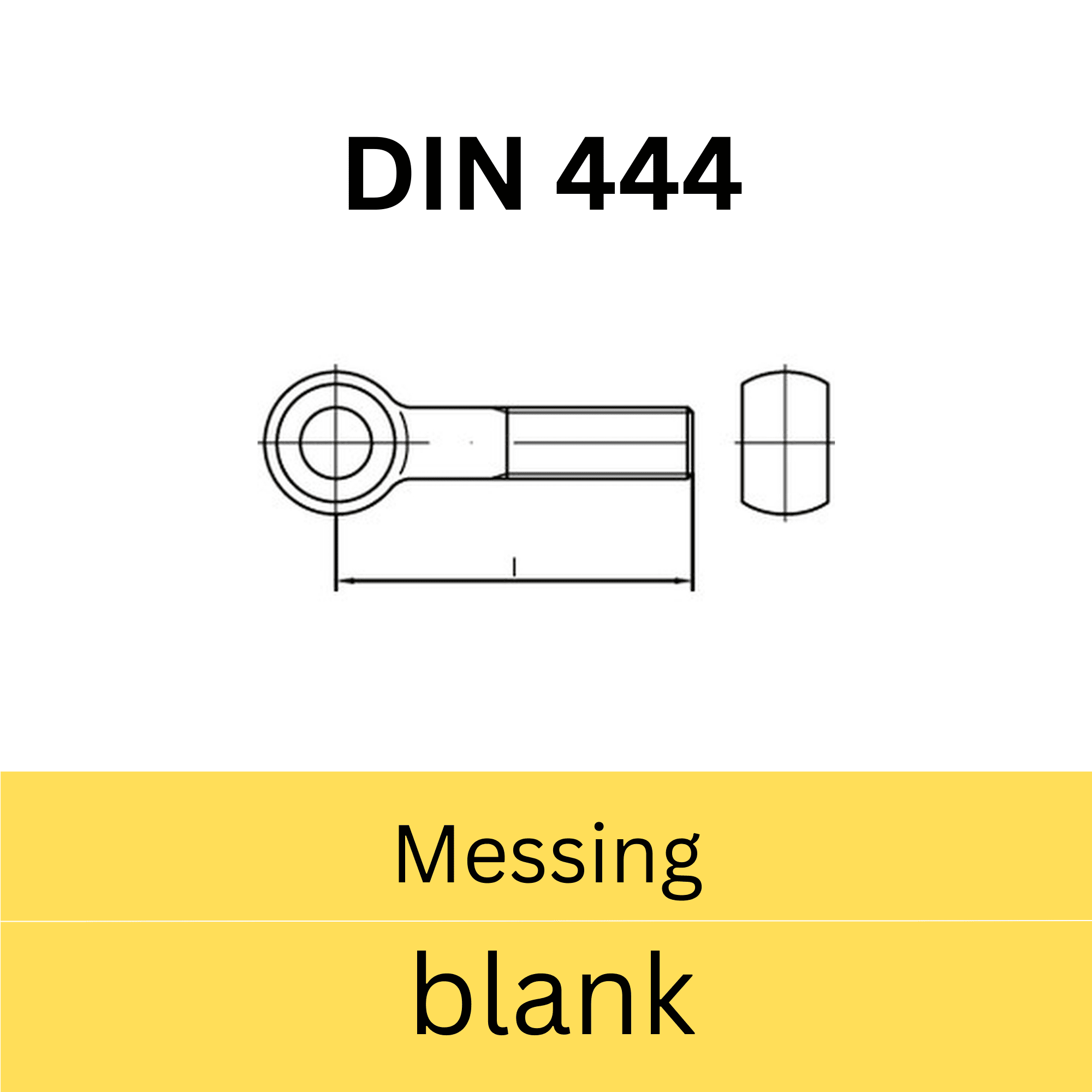 Bild für Kategorie ➤ Kategorie: DIN 444 Messing (blank)