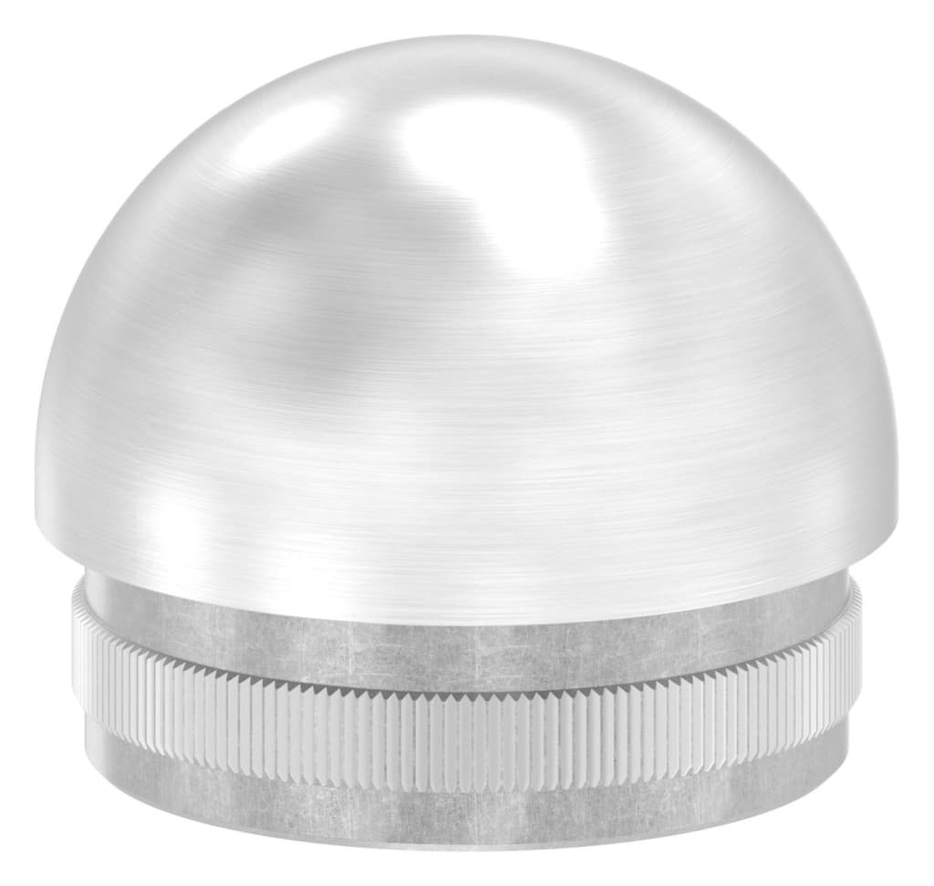 Bild für Kategorie Rohrabschlussstopfen halbrund - Hohl /gegossen