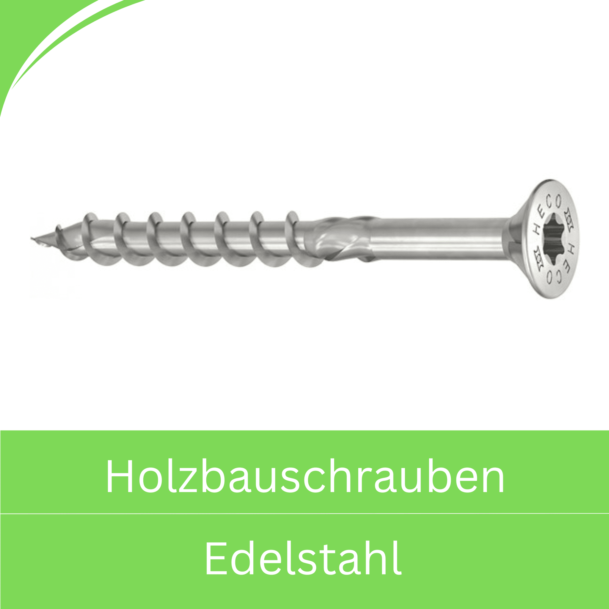 Bild für Kategorie Holzbau-Senkkopf (Edelstahl)