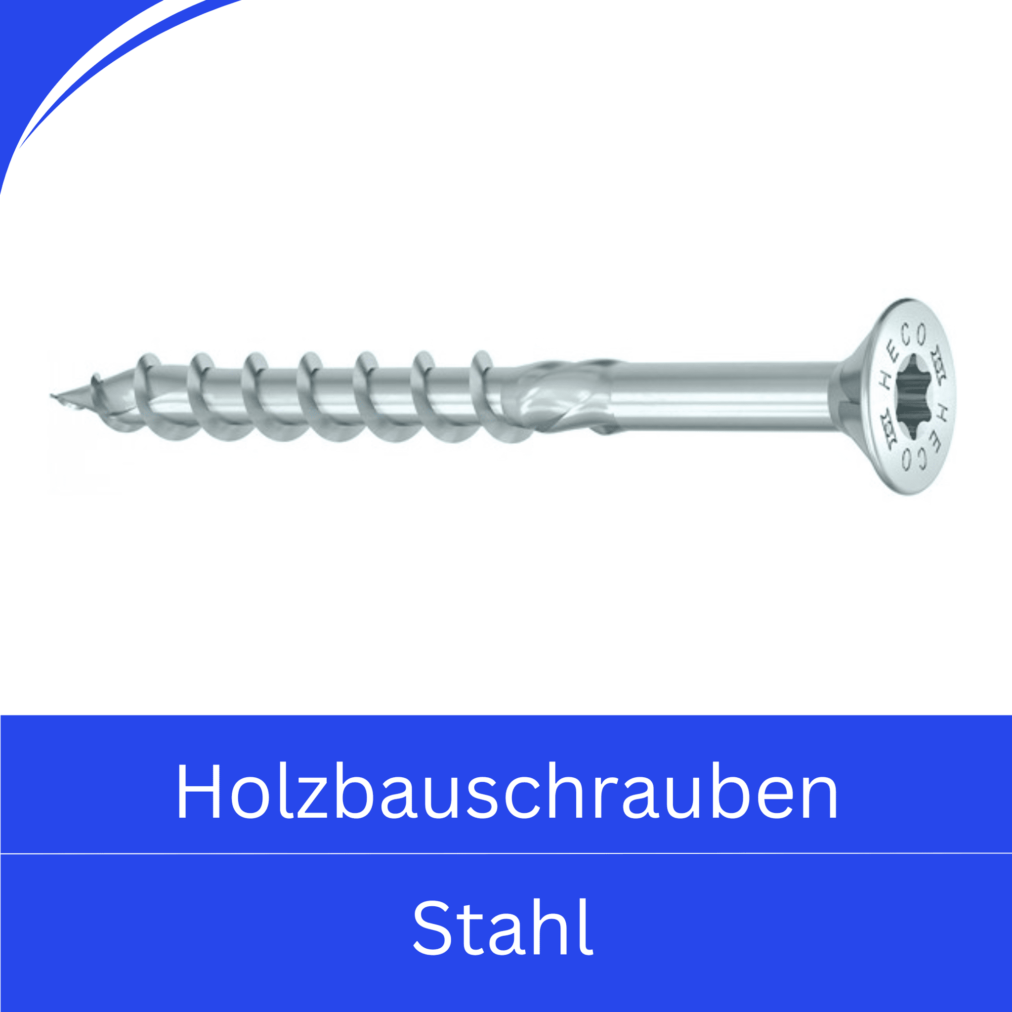 Bild für Kategorie Holzbau-Senkkopf (Stahl)