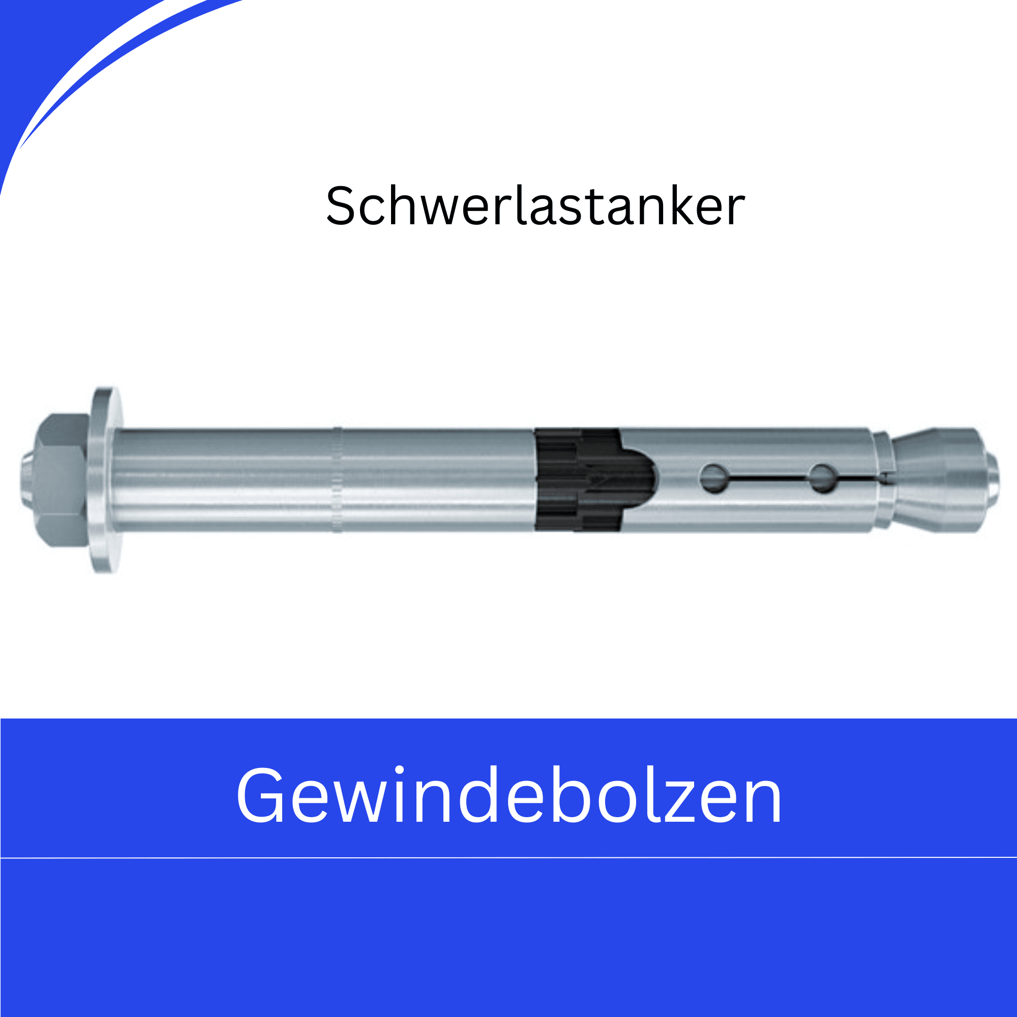 Bild für Kategorie Schwerlastanker (Gewindebolzen)