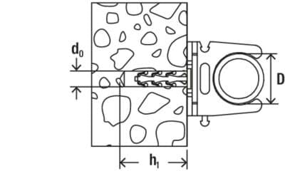 Bild von Elektro-Rohrclip RC