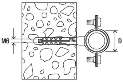 Bild von Schraubabstandsschelle AM