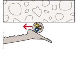 Bild von Kabelbefestigung (mehrere Kabel)-Kabelbügel KB